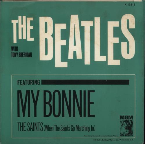 The Beatles My Bonnie - P/s 7" vinyl single (7 inch record / 45) US BTL07MY298271