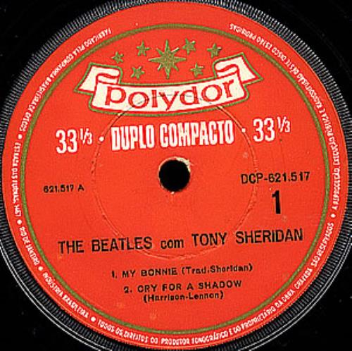 The Beatles My Bonnie EP 7" vinyl single (7 inch record / 45) Brazilian BTL07MY352934