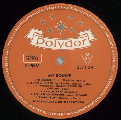The Beatles My Bonnie vinyl LP album (LP record) German BTLLPMY310745