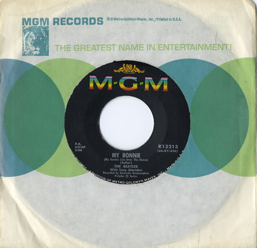 The Beatles My Bonnie 7" vinyl single (7 inch record / 45) US BTL07MY553741