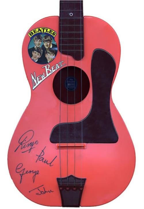 The Beatles New Beat Toy Guitar memorabilia UK BTLMMNE396877