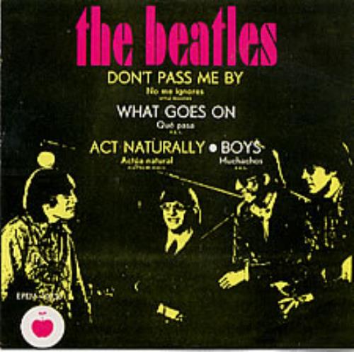 The Beatles No Me Ignores - 80's issue 7" vinyl single (7 inch record / 45) Mexican BTL07NO39158