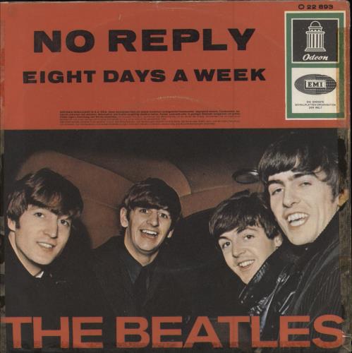 The Beatles No Reply - EX 7" vinyl single (7 inch record / 45) German BTL07NO783008