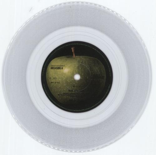 The Beatles Now And Then - Clear Vinyl 7" vinyl single (7 inch record / 45) UK BTL07NO874645