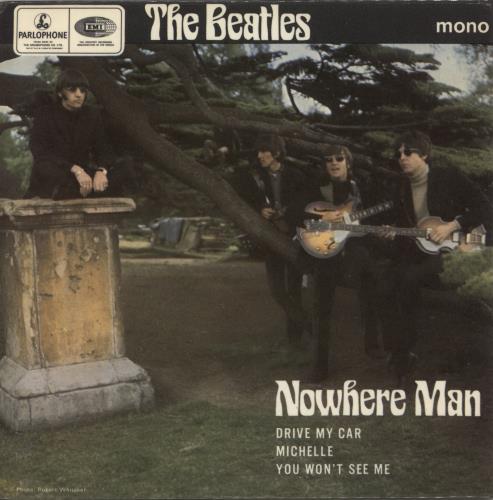 The Beatles Nowhere Man - 2nd - EX 7" vinyl single (7 inch record / 45) UK BTL07NO867983