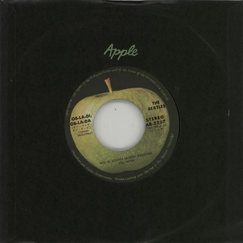 The Beatles Ob-La-Di, Ob-La-Da - 1st 7" vinyl single (7 inch record / 45) Japanese BTL07OB572236