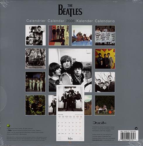 The Beatles Official Calendar 2006 calendar UK BTLCAOF328949