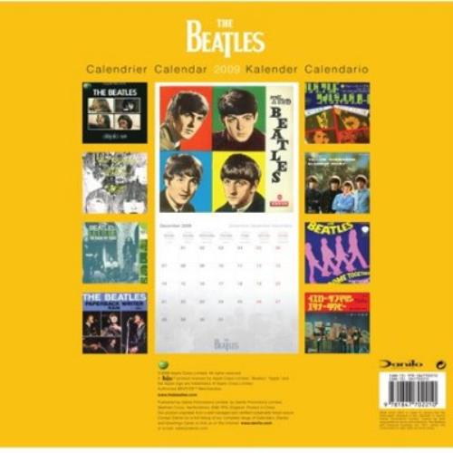 The Beatles Official Calendar 2009 calendar UK BTLCAOF430893