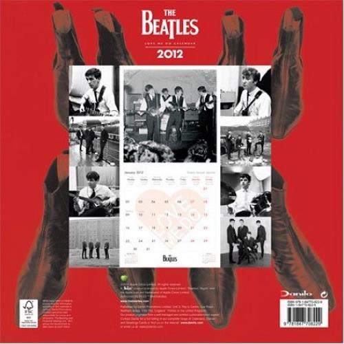 The Beatles Official Calendar 2012 calendar UK BTLCAOF546753