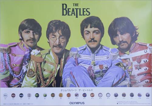 The Beatles Olympus Badges poster Japanese BTLPOOL501747