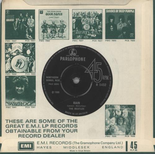 The Beatles Paperback Writer - 2nd 7" vinyl single (7 inch record / 45) UK BTL07PA822320