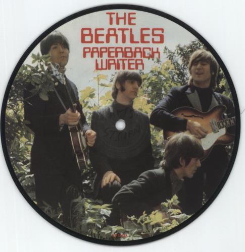 The Beatles Paperback Writer - EX 7" vinyl picture disc (7 inch picture disc single) UK BTL7PPA874352