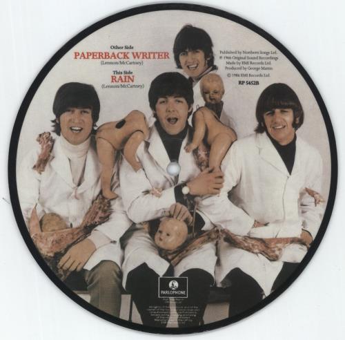 The Beatles Paperback Writer - EX 7" vinyl picture disc (7 inch picture disc single) UK BTL7PPA874352