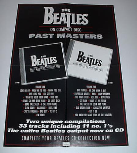 The Beatles Past Masters poster UK BTLPOPA318873