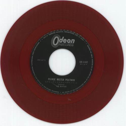 The Beatles Please Mister Postman - 2nd - Red - VG 7" vinyl single (7 inch record / 45) Japanese BTL07PL867925