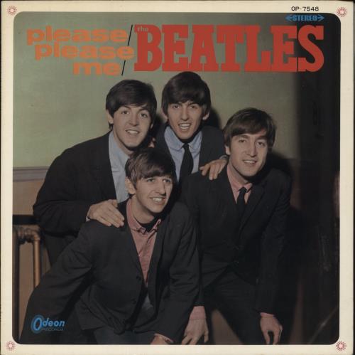 The Beatles Please Please Me - 1st Odeon Issue - Red Vinyl vinyl LP album (LP record) Japanese BTLLPPL865351