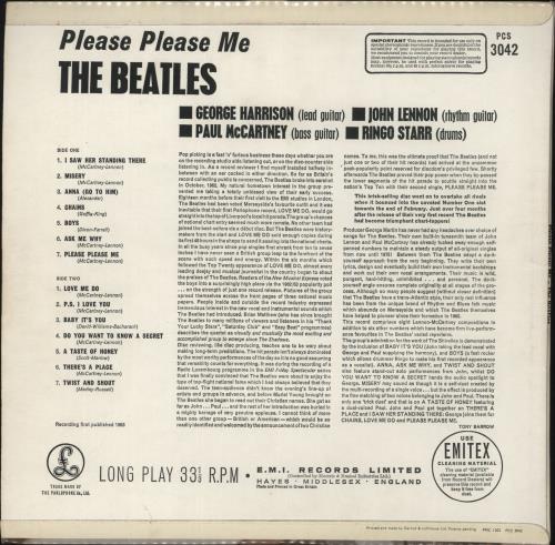 The Beatles Please Please Me - 2 Box - Flip - Gram - EX vinyl LP album (LP record) UK BTLLPPL870388