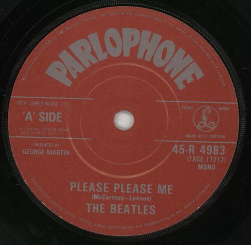 The Beatles Please Please Me - 20th 7" vinyl single (7 inch record / 45) UK BTL07PL131656