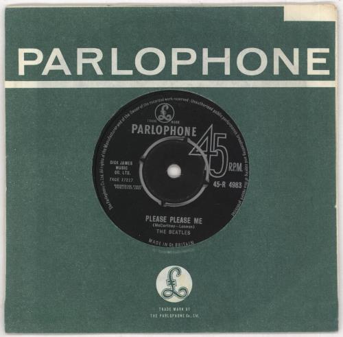 The Beatles Please Please Me - 2nd - VG 7" vinyl single (7 inch record / 45) UK BTL07PL501407