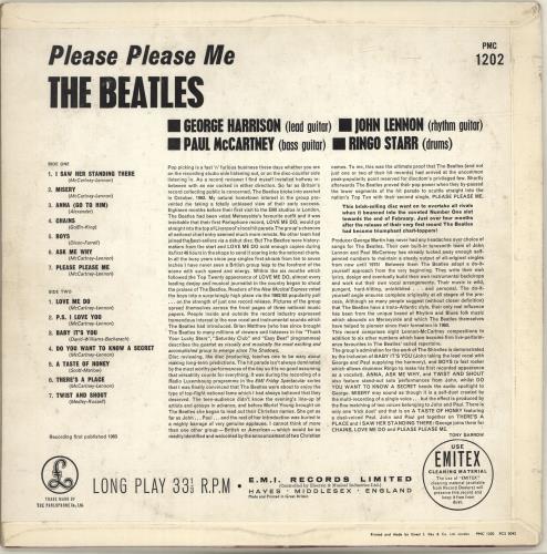 The Beatles Please Please Me - 2nd - ZT Code vinyl LP album (LP record) UK BTLLPPL680880