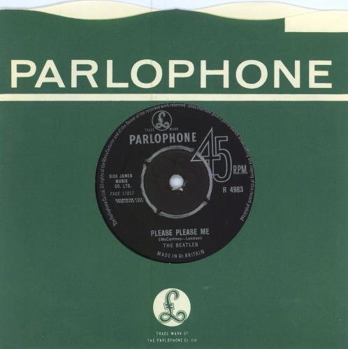 The Beatles Please Please Me - 3rd - VG 7" vinyl single (7 inch record / 45) UK BTL07PL647969