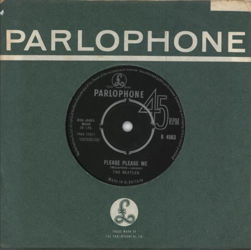 The Beatles Please Please Me - 3rd 7" vinyl single (7 inch record / 45) UK BTL07PL501408