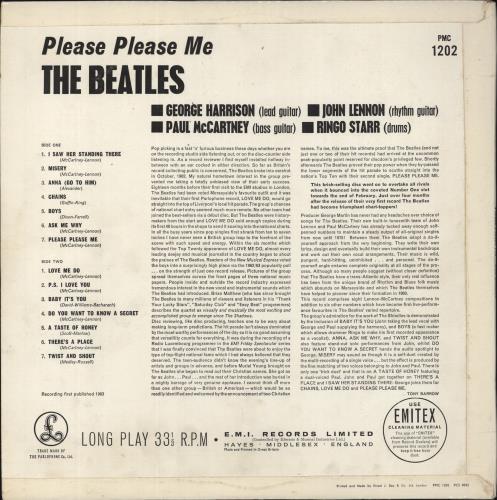 The Beatles Please Please Me - 4� - EX vinyl LP album (LP record) UK BTLLPPL808089