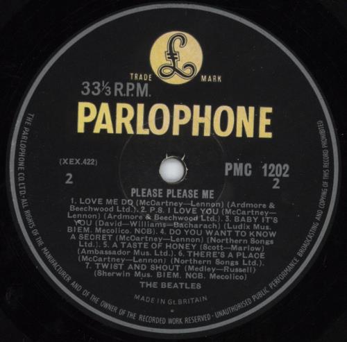 The Beatles Please Please Me - 4� - EX vinyl LP album (LP record) UK BTLLPPL808089