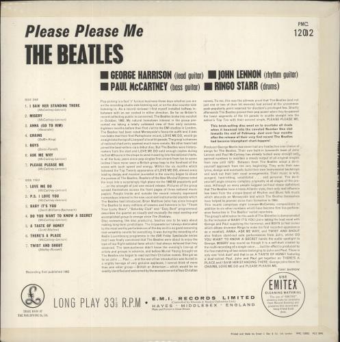 The Beatles Please Please Me - 5th EJD vinyl LP album (LP record) UK BTLLPPL834350