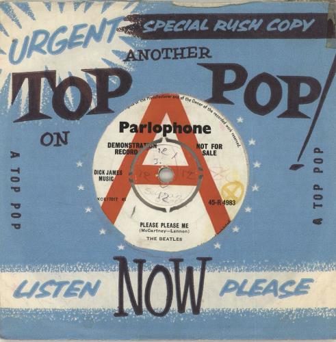 The Beatles Please Please Me - Demo 7" vinyl single (7 inch record / 45) UK BTL07PL718093