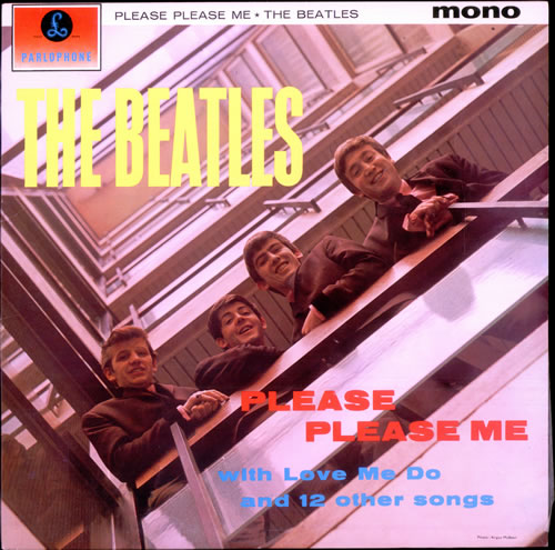 The Beatles Please Please Me - DMM - 90s vinyl LP album (LP record) US BTLLPPL225281