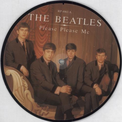 The Beatles Please Please Me - EX 7" vinyl picture disc (7 inch picture disc single) UK BTL7PPL780933