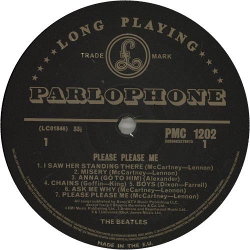 The Beatles Please Please Me - MONO - 180 Gram vinyl LP album (LP record) UK BTLLPPL704035