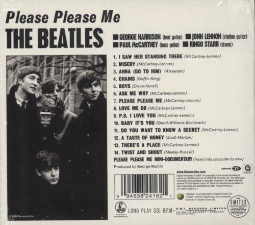 The Beatles Please Please Me - Sealed CD album (CDLP) UK BTLCDPL478104