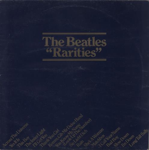 The Beatles Rarities - All Rights - Factory Sample - VG vinyl LP album (LP record) UK BTLLPRA879343