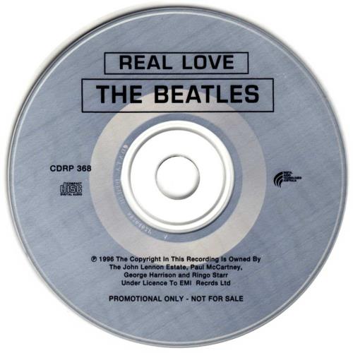 The Beatles Real Love CD single (CD5 / 5") Australian BTLC5RE70367