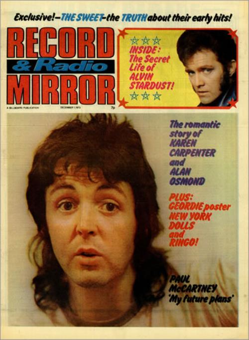 The Beatles Record Mirror magazine UK BTLMARE498511
