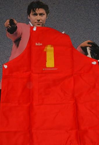 The Beatles Red '1' Apron memorabilia Japanese BTLMMRE271930