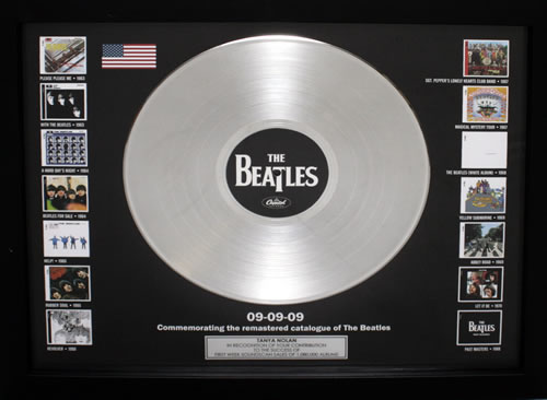 The Beatles Remastered Catalogue in-house award disc US BTLAIRE545837