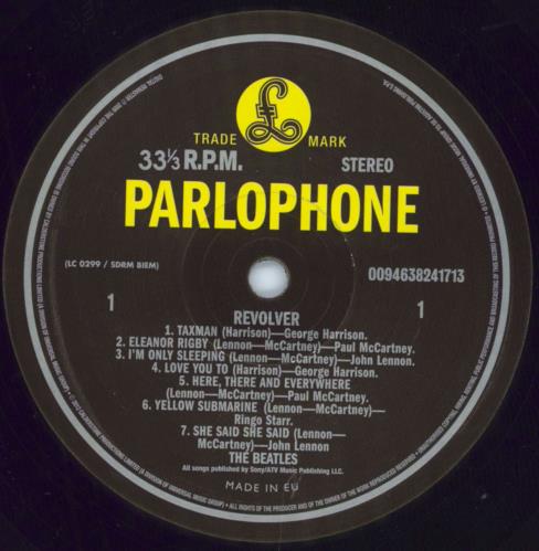 The Beatles Revolver - 180gm - 2017 vinyl LP album (LP record) UK BTLLPRE795094