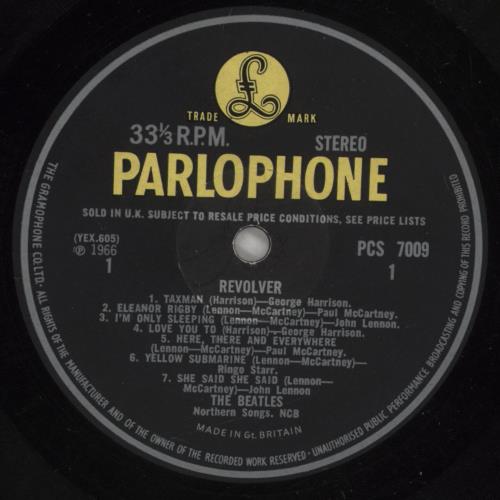 The Beatles Revolver - 1st - G vinyl LP album (LP record) UK BTLLPRE875484
