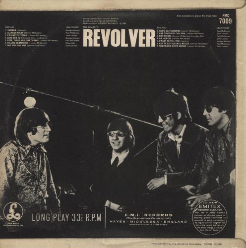 The Beatles Revolver - 1st - Mix 11 - G vinyl LP album (LP record) UK BTLLPRE721211