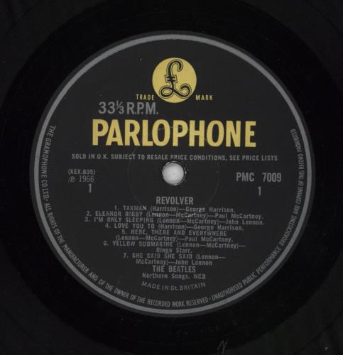 The Beatles Revolver - 1st - Mix 11 - VG vinyl LP album (LP record) UK BTLLPRE824990