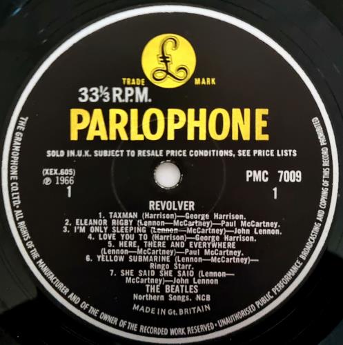 The Beatles Revolver - 1st - Mix 11 vinyl LP album (LP record) UK BTLLPRE293293