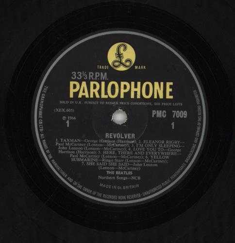 The Beatles Revolver - 1st - VG vinyl LP album (LP record) UK BTLLPRE559105