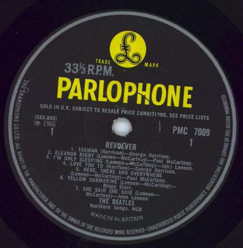 The Beatles Revolver - 1st - WOL vinyl LP album (LP record) UK BTLLPRE777035