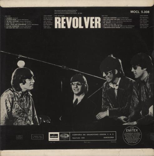 The Beatles Revolver - 1st vinyl LP album (LP record) Spanish BTLLPRE888180