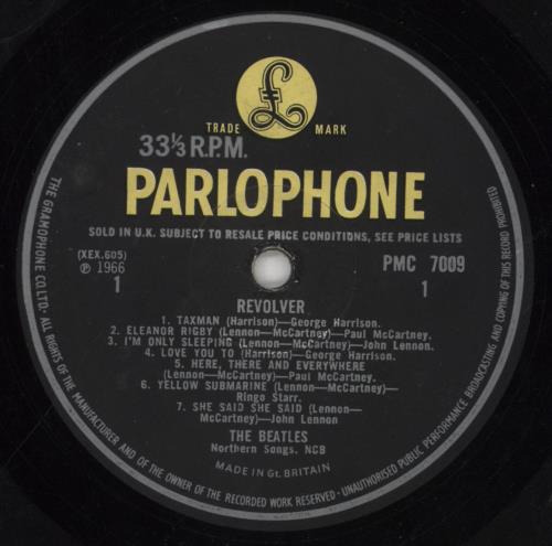 The Beatles Revolver - 2nd - EJD - VG vinyl LP album (LP record) UK BTLLPRE787114