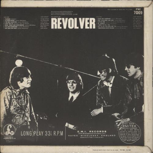 The Beatles Revolver - 2nd - EJD - VG vinyl LP album (LP record) UK BTLLPRE787114