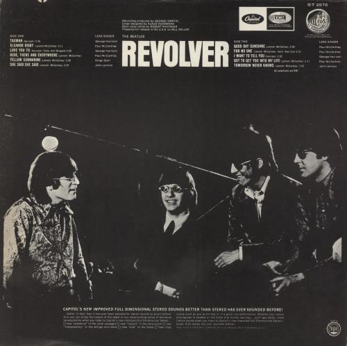 The Beatles Revolver - 2nd - EX vinyl LP album (LP record) US BTLLPRE881589